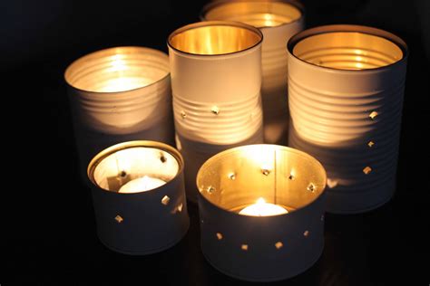 How To Make Candle Holders Out Of Tin Cans At Anthony Cox Blog