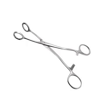 Surgical Instruments Collin Tongue Forceps Manufactured Of Stainless