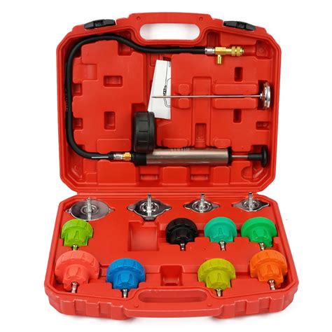 Universal-Automotive-Radiator-Pressure-Tester-Kit-14PCS-Car-Leak ...