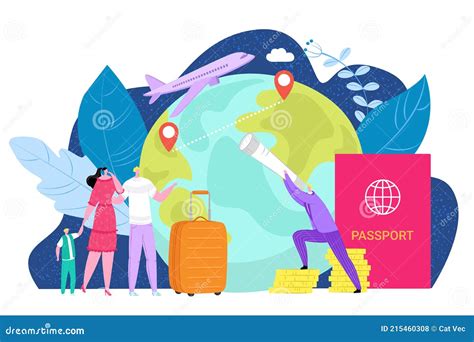 Emigration Concept Hand Drawn Isolated Vector CartoonDealer