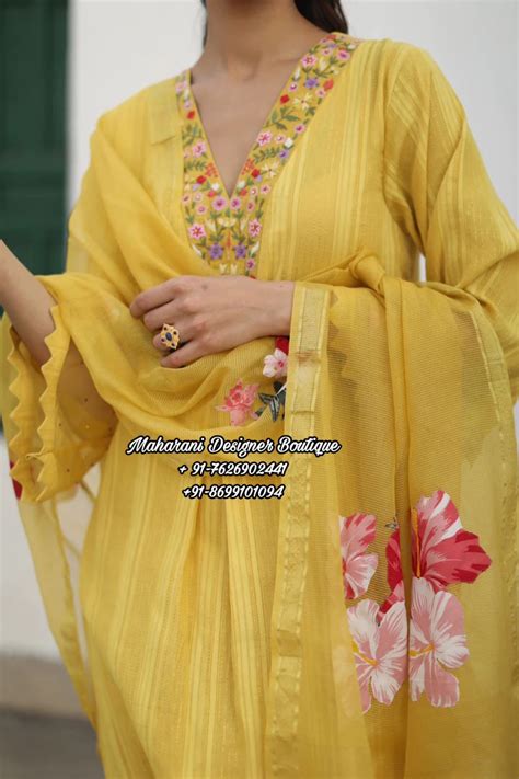 Indian Suit Embroidery Designs | Maharani Designer Boutique