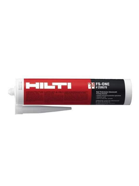 Hilti 3530249 Fs One Max 10oz Tubes 12 Per Case Tube 02101531 Qty 1