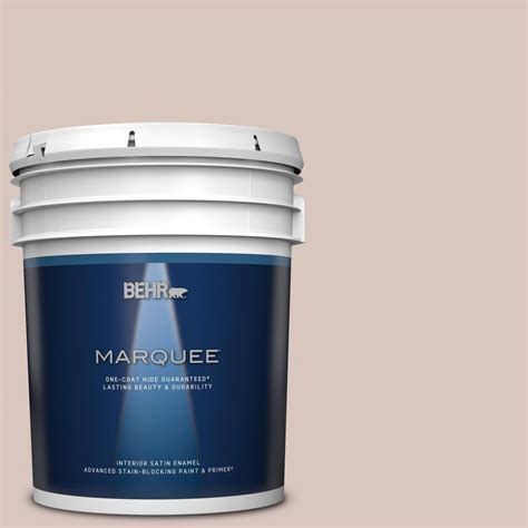 Behr Marquee Gal Ppu Wisp Of Mauve Satin Enamel Interior Paint