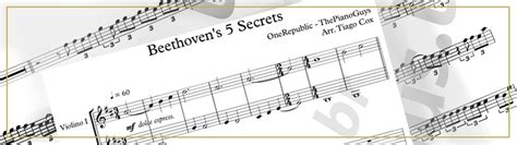 Beethoven S Secrets Partitura Gr Tis The Piano Guys Onerepublic