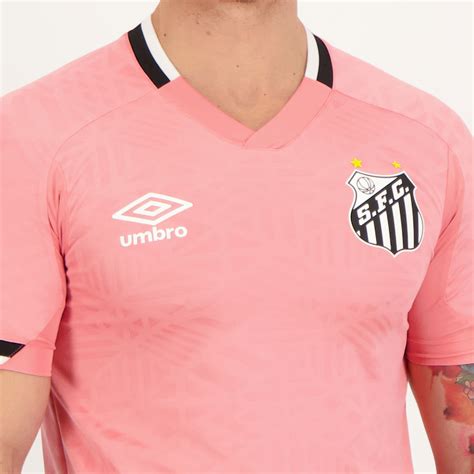 Camisa Umbro Santos Outubro Rosa Futfanatics