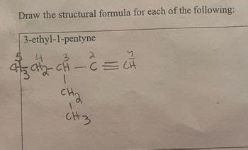 Answered: Draw the structural formula for each of… | bartleby