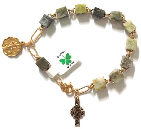 Connemara Marble Rosary Bracelet