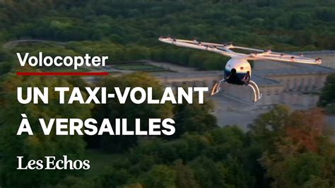 Le taxi volant de Volocopter surplombe le château de Versailles