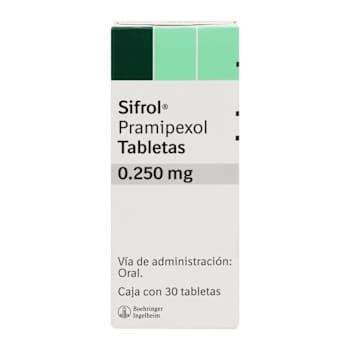 Sifrol 0 250 mg con 30 Tabletas a precio de socio Sams Club en línea