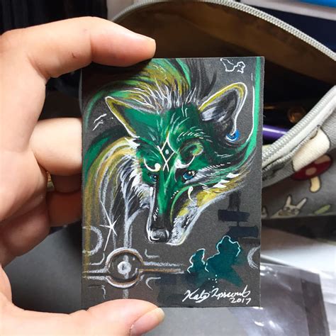 Wolf Link Aceo By Katylipscomb On Deviantart