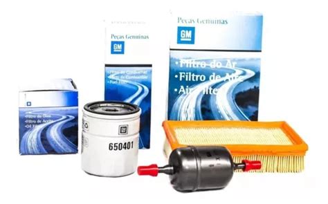 Kit Filtros Aceite Aire Nafta Original Gm Chevrolet Agile