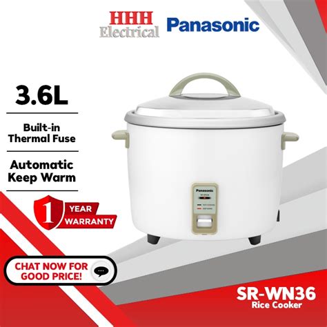 Panasonic Conventional Rice Cooker Periuk Nasi L Sr Wn Shopee