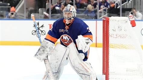 Coming off career-high 49 saves, Isles' Ilya Sorokin knows no guarantees - Newsday