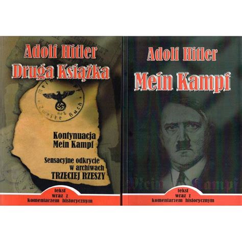 Mein Kampf Druga KsiĄŻka Adolf Hitler Nowa