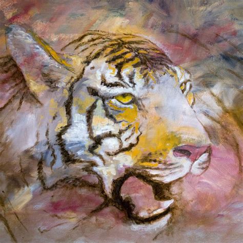 Abstract Tiger Wall Art | Painting