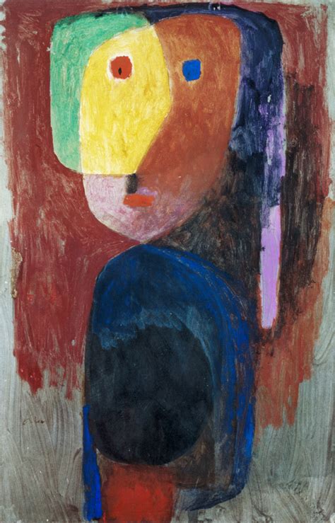 Figur am Abend Paul Klee als Kunstdruck oder Gemälde