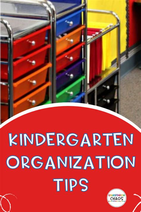 Kindergarten Organization Tips - Kindergarten Chaos