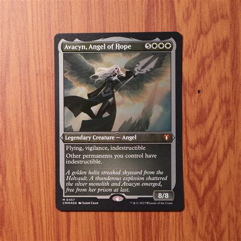 Avacyn, Angel of Hope #457 CMM foil magic the gathering proxy mtg cards ...