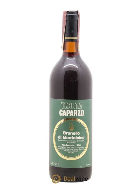 Buy Brunello Di Montalcino DOCG Caparzo 1980 Lot 303