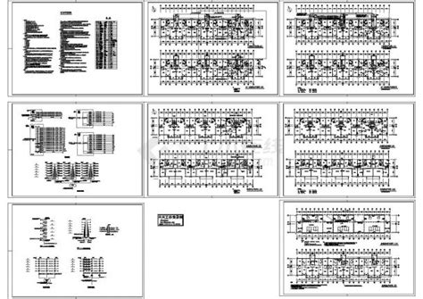 4093平方米某六层住宅电气施工cad图含照电设计居住建筑土木在线