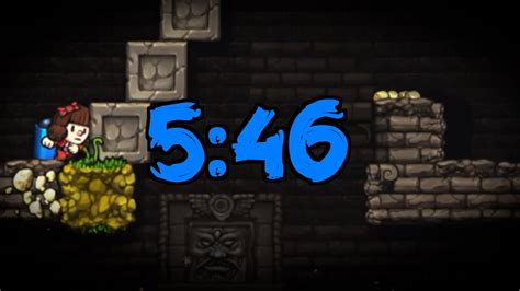 Spelunky No Teleporter Bookskip Hell Speedrun 5 46 YouTube