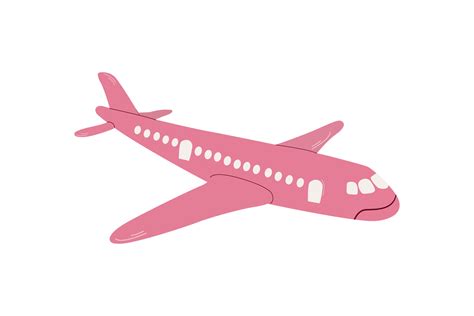 summer illustration, cute pink travel icon, travel and adventure ...