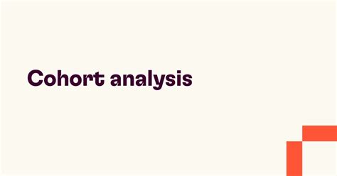 Cohort analysis | Rows template