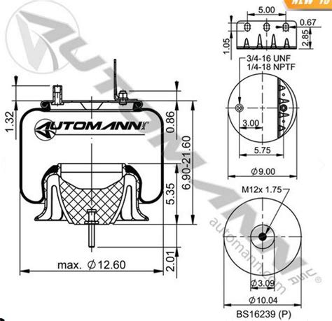 AB1DF23 P1058 Air Spring Rolling Lobe