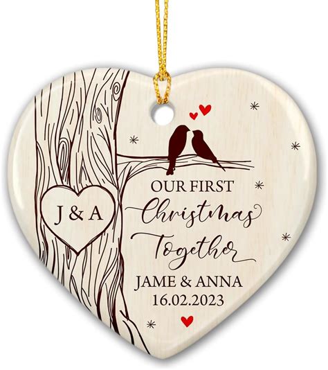 Couple Together Ornament Christmas Tree 2023 Personalized