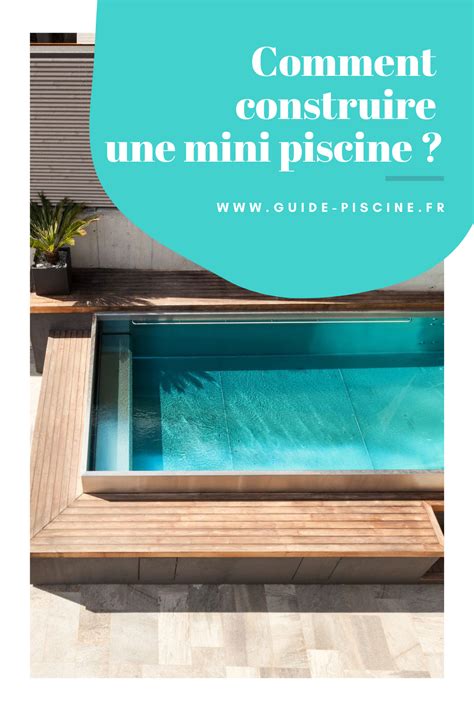 Mini Piscine La Mini Piscine Une Petite Piscine Pour Petits Espaces