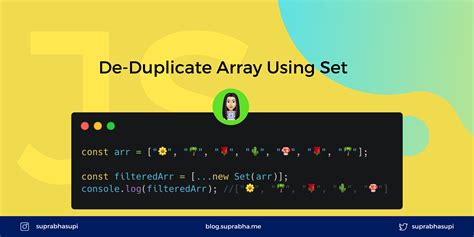 Remove Duplicate Value From Array R Learnjavascript