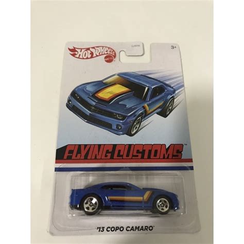 Hot Wheels COPO CAMARO Flying Customs Blue Colour Shopee Malaysia