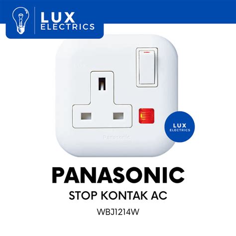 Jual Stop Kontak Ac Wbj W Panasonic Wide Series Kota Bandung Lux