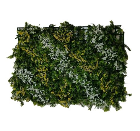 2 5 Sqft PVC Indoor Artificial Green Wall For Decoration Natural At