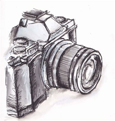 Pin By Skoll On Dibujos Camera Drawing Art Camera Drawing Camera Art