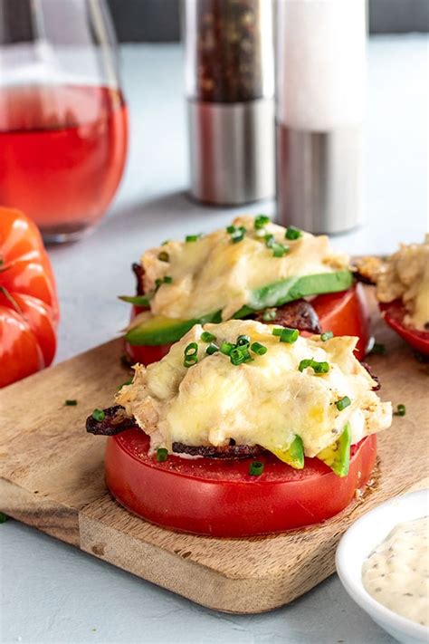 Keto Tuna Melt Recipe On Tomato Halves Low Carb Comfort Food