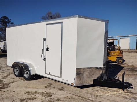 2021 Diamond Cargo 7x16 X 7 84 Inside Height Tandem Axle Black Enclosed Cargo Trailer Near Me