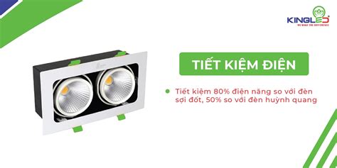 ĐÈN LED SPOTLIGHT ĐÔI 20W GL 2 10SS V Kingled