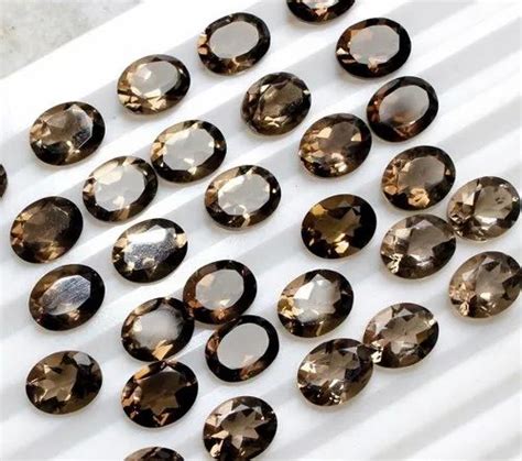 Natural Smoky Quartz Gemstone Shape Oval At Carat In Kolkata Id