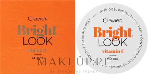 Clavier Bright Look Vitamin C Hydrogel Eye Patch Rozja Niaj Ce P Atki