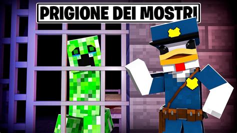 HO COSTRUITO LA PRIGIONE DEI MOSTRI SU MINECRAFT YouTube