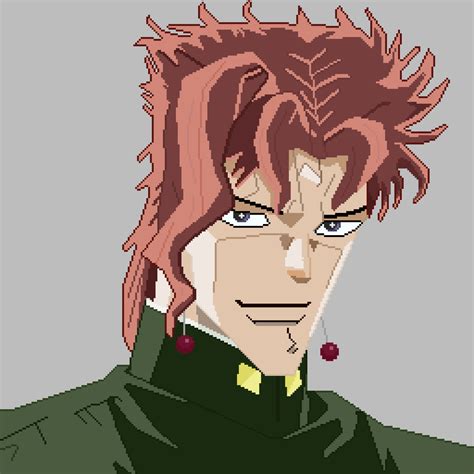 Artstation Kakyoin Pixel Art From Jojos Bizarre Adventure Stardust