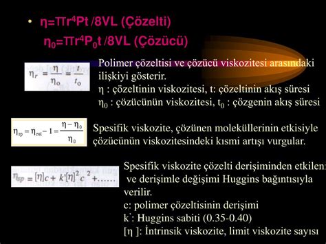 PPT 1 VİSKOZİTE ORTALAMA MOL KÜTLESİ 2 Z ORTALAMA MOL KÜTLESİ