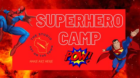 Superhero Camp Art On The Town Wi