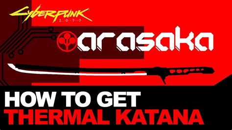 How To Get Thermal Katana Errata In Cyberpunk Map Location Youtube