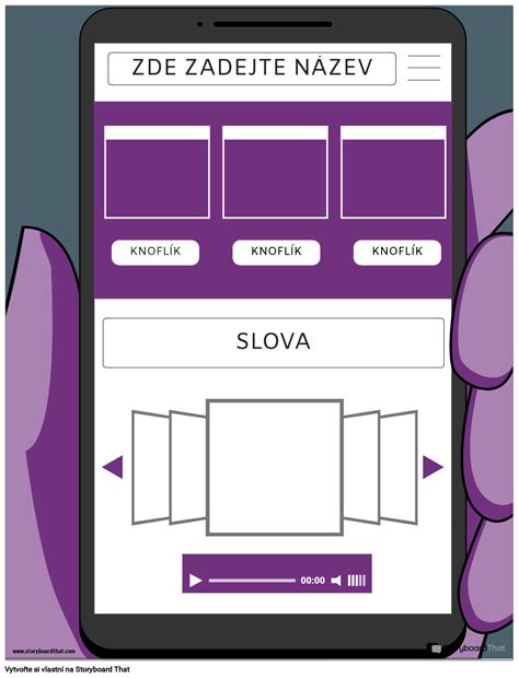 Domácí Stránka Wireframe 2 Storyboard por cs examples