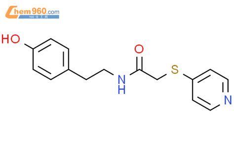 148700 78 1 Acetamide N 2 4 Hydroxyphenyl Ethyl 2 4 Pyridinylthio