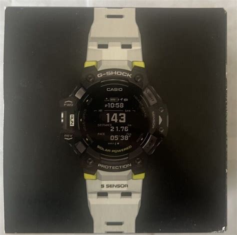 CASIO G SHOCK G SQUAD GBD H1000 1A7JR Step Tracker Bluetooth New In Box