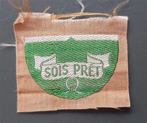 INSIGNE TISSU 1930 1950 SCOUT Eclaireurs de France écusson Scoutisme