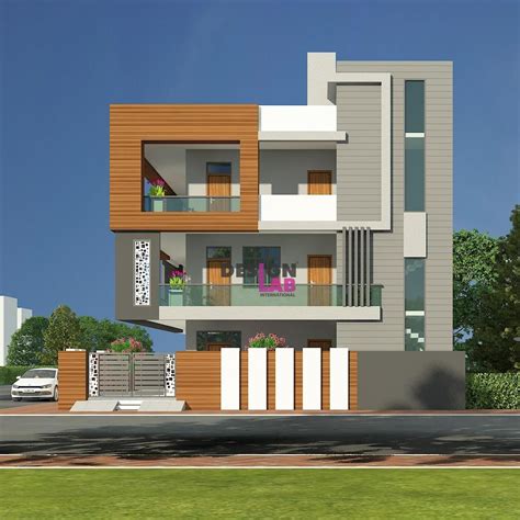 modern exterior house plaster design